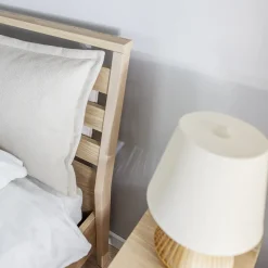 Garnero Arredamenti Cuscini E Guanciali|Cuscini E Guanciali-Cuscino decorativo per letto matrimoniale contenitore 180x200cm rovere Noor