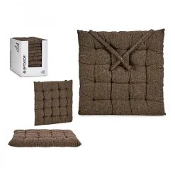 Garnero Arredamenti Accessori Per Sedute-Cuscino per sedie imbottito 40x40cm marrone Taomi