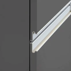 Garnero Arredamenti Scaffali E Dispense-Dispensa cucina 60x165h cm 4 ripiani antracite rovere Gourmet Antracite - Rovere