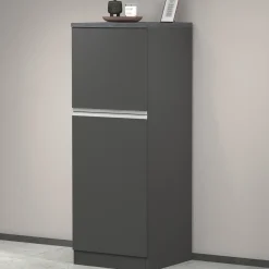 Garnero Arredamenti Scaffali E Dispense-Dispensa cucina 60x165h cm 4 ripiani antracite grigio pietra Gourmet Antracite - Grigio pietra