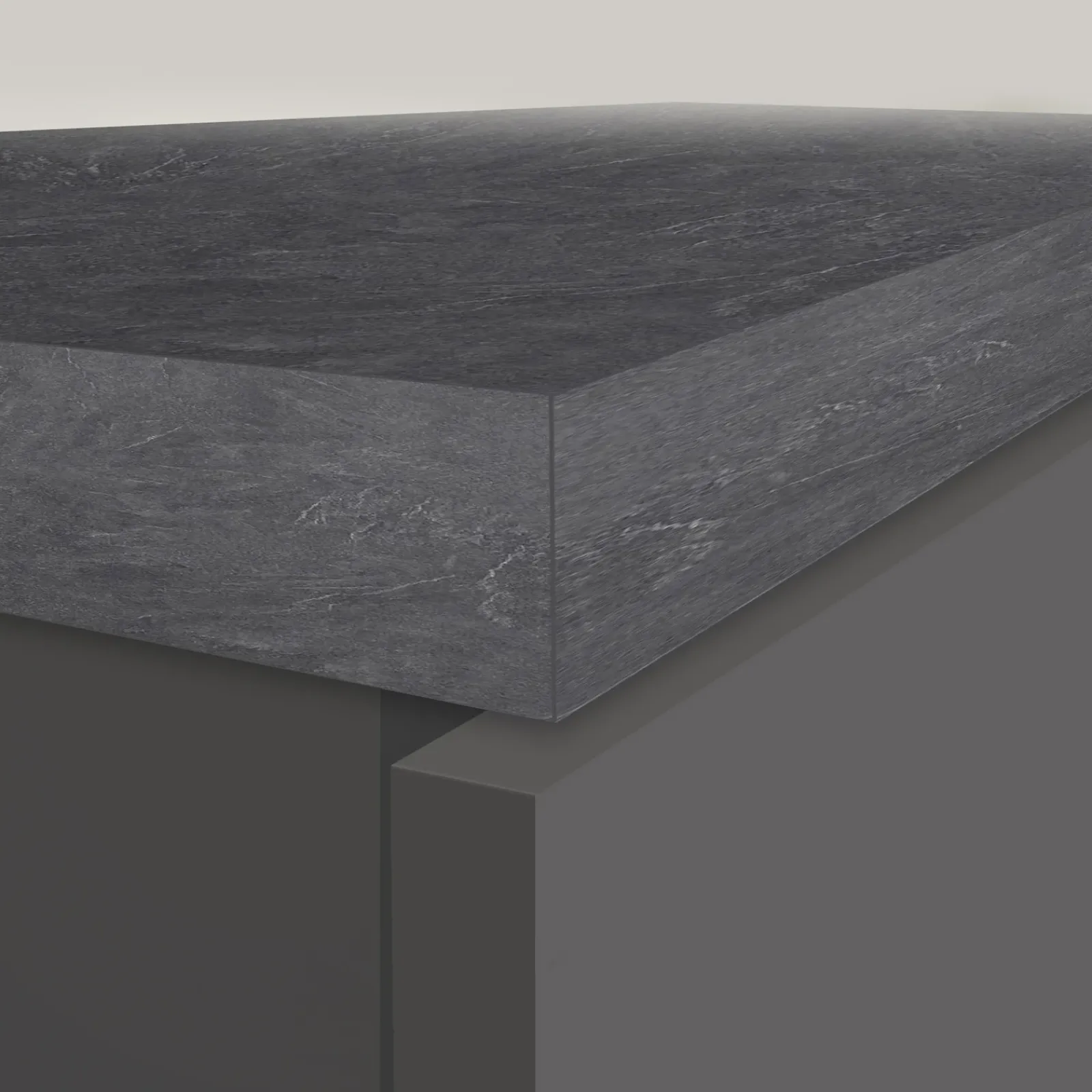 Garnero Arredamenti Scaffali E Dispense-Dispensa cucina 30x165h cm scorrevole antracite grigio pietra Gourmet Antracite - Grigio pietra