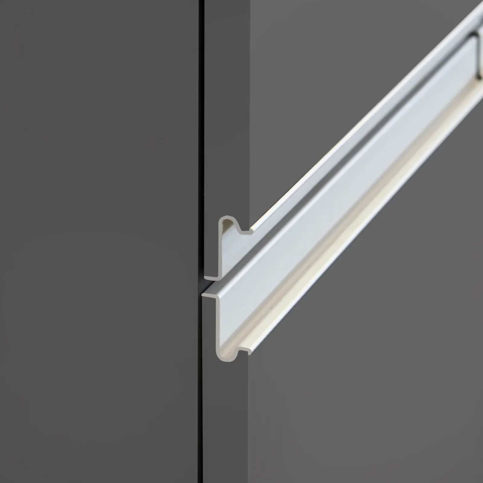 Garnero Arredamenti Scaffali E Dispense-Dispensa cucina 30x165h cm scorrevole antracite grigio pietra Gourmet Antracite - Grigio pietra