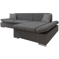 Garnero Arredamenti Divani Angolari|Divani Letto-Divano con angolo a destra 4 posti 278x161cm grigio Artemio