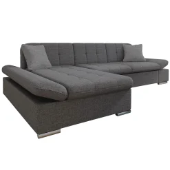 Garnero Arredamenti Divani Angolari|Divani Letto-Divano con angolo a sinistra 4 posti 278x161cm grigio Artemio