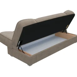 Garnero Arredamenti Divani Lineari|Divani Letto-Divano letto 2 posti 182cm pieghevole senza braccioli beige Rollo Tessuto Orinoco Beige