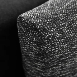 Garnero Arredamenti Divani Lineari|Divani Letto-Divano letto 3 posti imbottito 200cm nero grigio scuro Barney