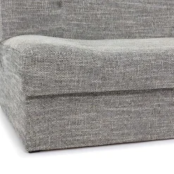 Garnero Arredamenti Divani Letto|Divani Letto-Divano letto 2 posti matrimoniale senza braccioli 192cm grigio beige Joby Tessuto Lawa Grigio