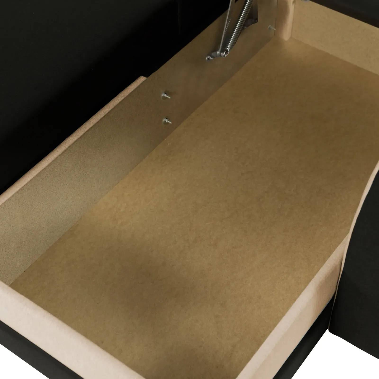 Garnero Arredamenti Divani Angolari|Divani Letto-Divano letto 3 posti moderno 238cm nero écru Flow Microfibra Nero Beige