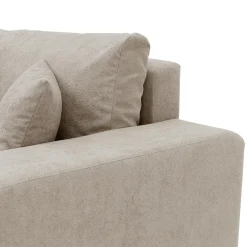 Garnero Arredamenti Divani Lineari|Divani Letto-Divano letto 3 posti 248x90cm con contenitore in Floty Tessuto Velo Beige