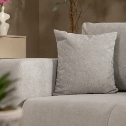 Garnero Arredamenti Divani Lineari|Divani Letto-Divano letto 3 posti 248x90cm con contenitore in Floty Tessuto Velo Grigio Chiaro