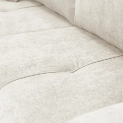 Garnero Arredamenti Divani Lineari|Divani Letto-Divano letto 3 posti 248x90cm con contenitore in Floty Tessuto Velo Bianco