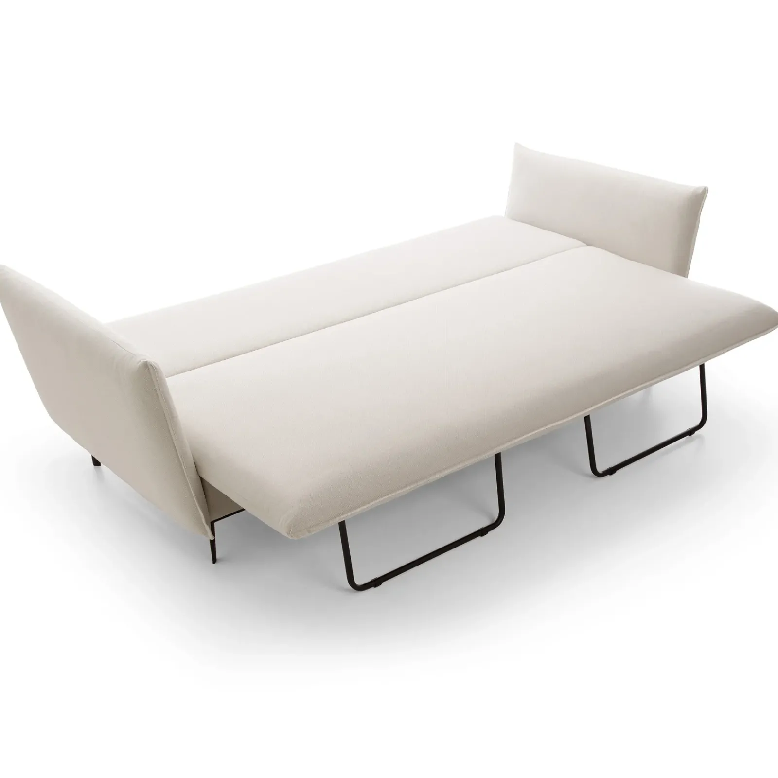 Garnero Arredamenti Divani Letto|Divani Letto-Divano letto 3 posti 237x105cm tessuto bianco Tranquil