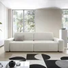 Garnero Arredamenti Divani Letto|Divani Letto-Divano letto 3 posti 257x105cm tessuto bianco Cozyfy
