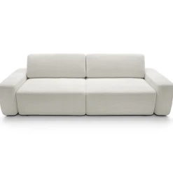 Garnero Arredamenti Divani Letto|Divani Letto-Divano letto 3 posti 257x105cm tessuto bianco Cozyfy