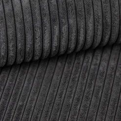 Garnero Arredamenti Divani Letto|Divani Letto-Divano letto 3 posti 257x106cm velluto a coste antracite Snuggle Velluto a Coste Poso Antracite