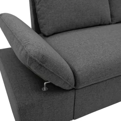 Garnero Arredamenti Divani Angolari|Divani Letto-Divano letto angolare 3 posti 260x148cm con contenitore antracite Arturo