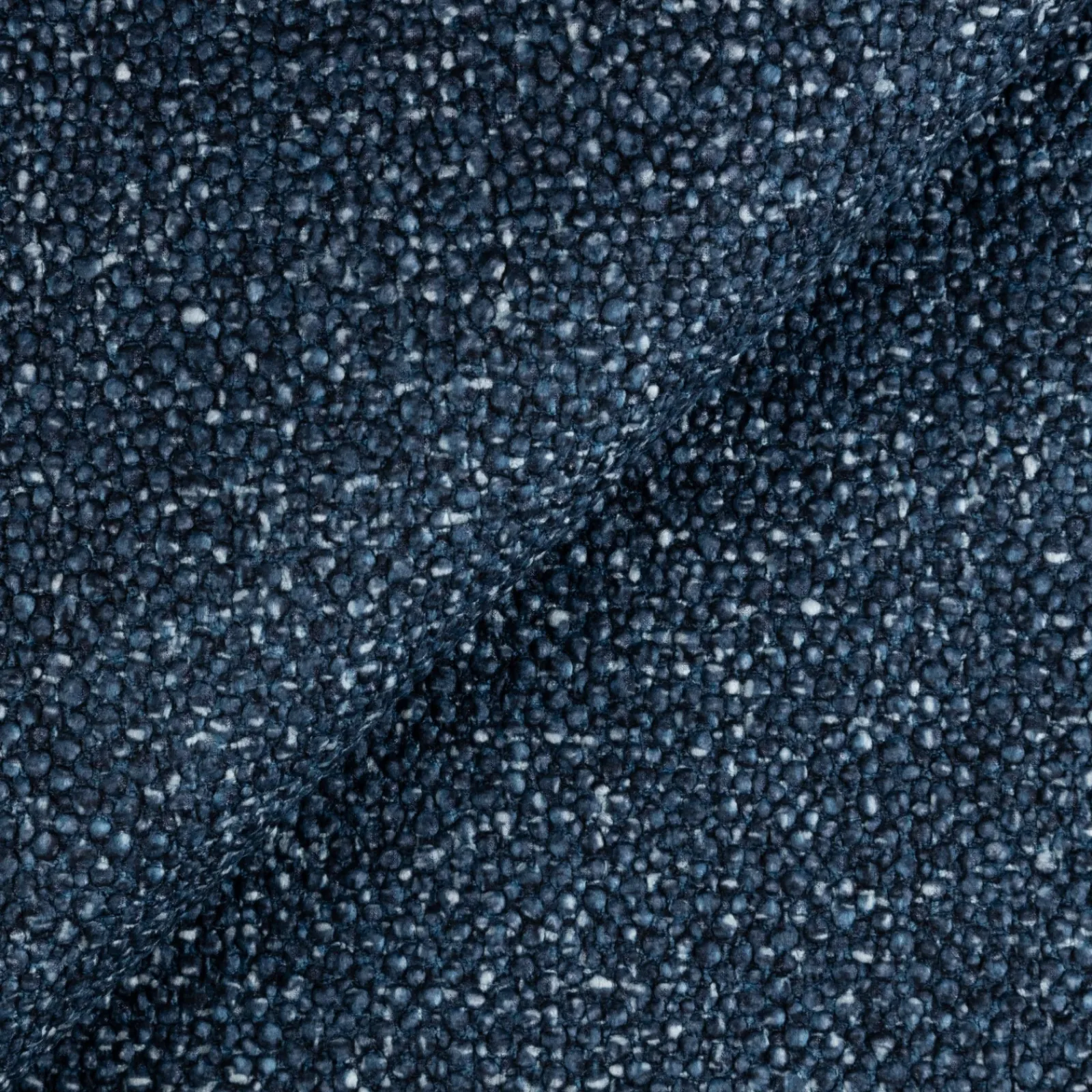 Garnero Arredamenti Divani Angolari|Divani Letto-Divano letto angolare destra 3 posti 260x180cm tessuto bouclè blu Repose Tessuto Bouclè Blur Blu