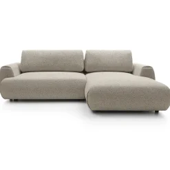Garnero Arredamenti Divani Angolari|Divani Letto-Divano letto angolare destra 3 posti 270x167cm tessuto beige Cloudify Tessuto Puente Beige