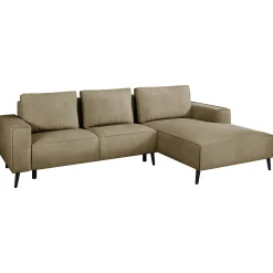 Garnero Arredamenti Divani Angolari|Divani Letto-Divano letto angolare destro 3 posti 260x161cm tessuto beige Pluf