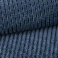 Garnero Arredamenti Divani Angolari|Divani Letto-Divano letto angolare destra 3 posti 267x167cm velluto a coste blu Relaxion Velluto a Coste Poso Blu