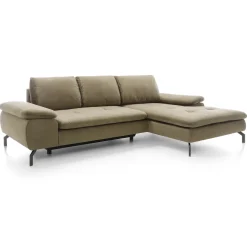 Garnero Arredamenti Divani Angolari|Divani Letto-Divano letto angolare destra 3 posti 265x170cm tessuto beige Chillax