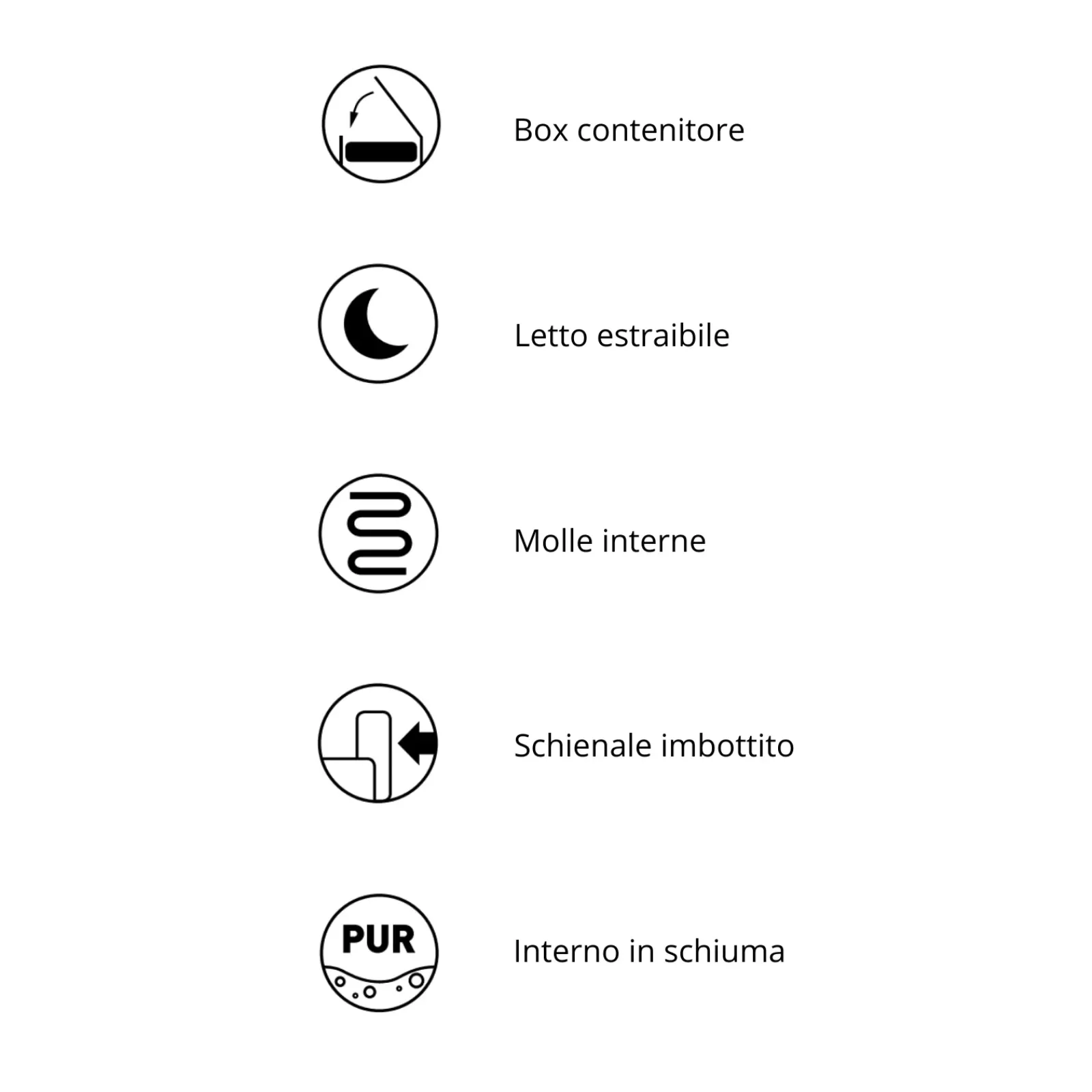 Garnero Arredamenti Divani Angolari|Divani Letto-Divano letto angolare destra 3 posti 260x180cm tessuto bouclè antracite Repose Tessuto Bouclè Blur Antracite