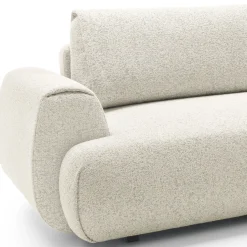 Garnero Arredamenti Divani Angolari|Divani Letto-Divano letto angolare destra 3 posti 270x167cm tessuto bianco Cloudify Tessuto Puente Bianco