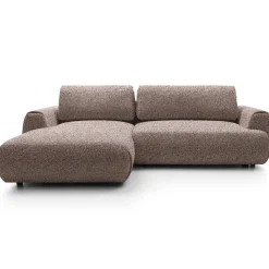 Garnero Arredamenti Divani Angolari|Divani Letto-Divano letto angolare sinistra 3 posti 270x167cm tessuto rosa Cloudify Tessuto Puente Rosa