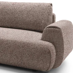 Garnero Arredamenti Divani Angolari|Divani Letto-Divano letto angolare sinistra 3 posti 270x167cm tessuto rosa Cloudify Tessuto Puente Rosa