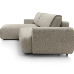 Garnero Arredamenti Divani Angolari|Divani Letto-Divano letto angolare sinistra 3 posti 270x167cm tessuto beige Cloudify Tessuto Puente Beige