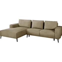 Garnero Arredamenti Divani Angolari|Divani Letto-Divano letto angolare sinistra 3 posti 260x161cm tessuto beige Pluf