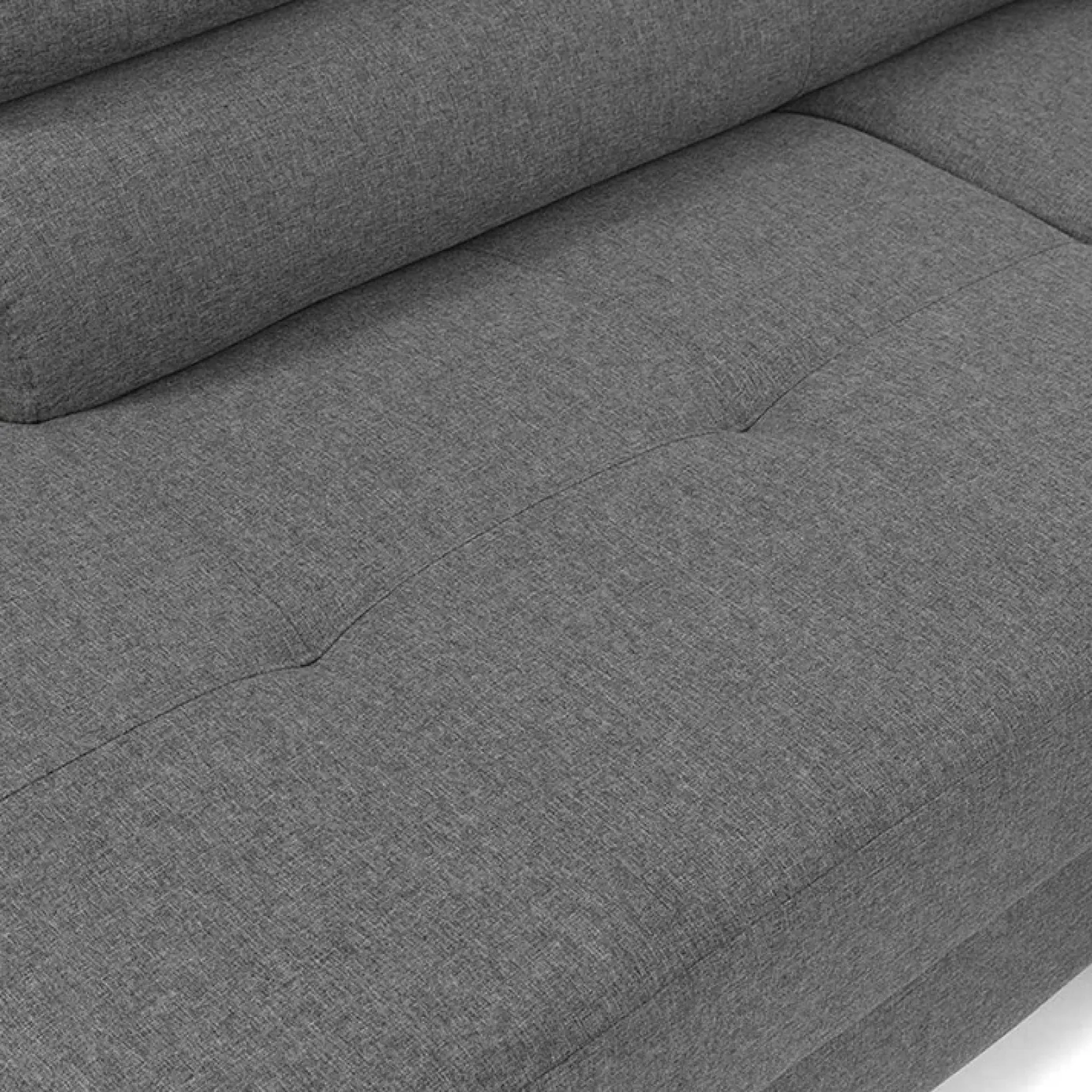 Garnero Arredamenti Divani Angolari|Divani Letto-Divano letto angolare sinistra imbottito 274x203cm grigio Bormio