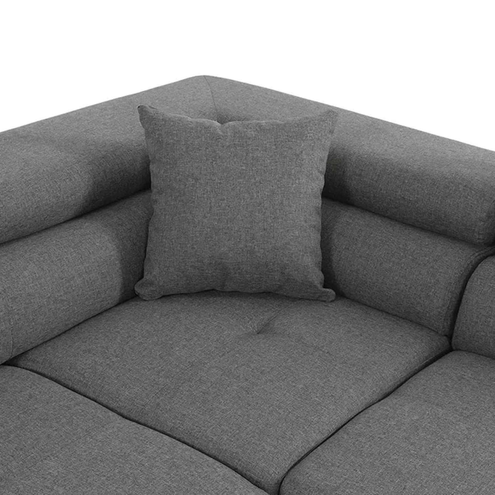 Garnero Arredamenti Divani Angolari|Divani Letto-Divano letto angolare sinistra imbottito 274x203cm grigio Bormio