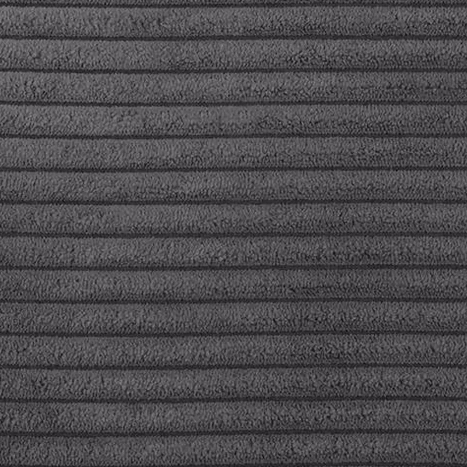 Garnero Arredamenti Divani Lineari|Divani Letto-Divano letto matrimoniale 3 posti 245x90cm velluto a coste grigio antracite Ploffy Velluto Poso Antracite