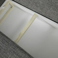 Garnero Arredamenti Divani Angolari|Divani Letto-Divano letto matrimoniale 3 posti 205cm grigio chiaro e scuro Connie