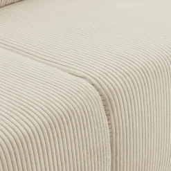 Garnero Arredamenti Divani Lineari|Divani Letto-Divano letto matrimoniale 3 posti 248x90cm velluto a coste beige Slurp Velluto Poso Beige