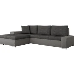 Garnero Arredamenti Divani Angolari|Divani Letto-Divano letto matrimoniale 3 posti 265cm grigio chiaro e scuro Bette