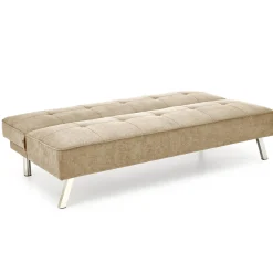 Garnero Arredamenti Divani Letto|Divani Letto-Divano letto pieghevole 173x83cm 3 posti moderno in tessuto Veliero Beige