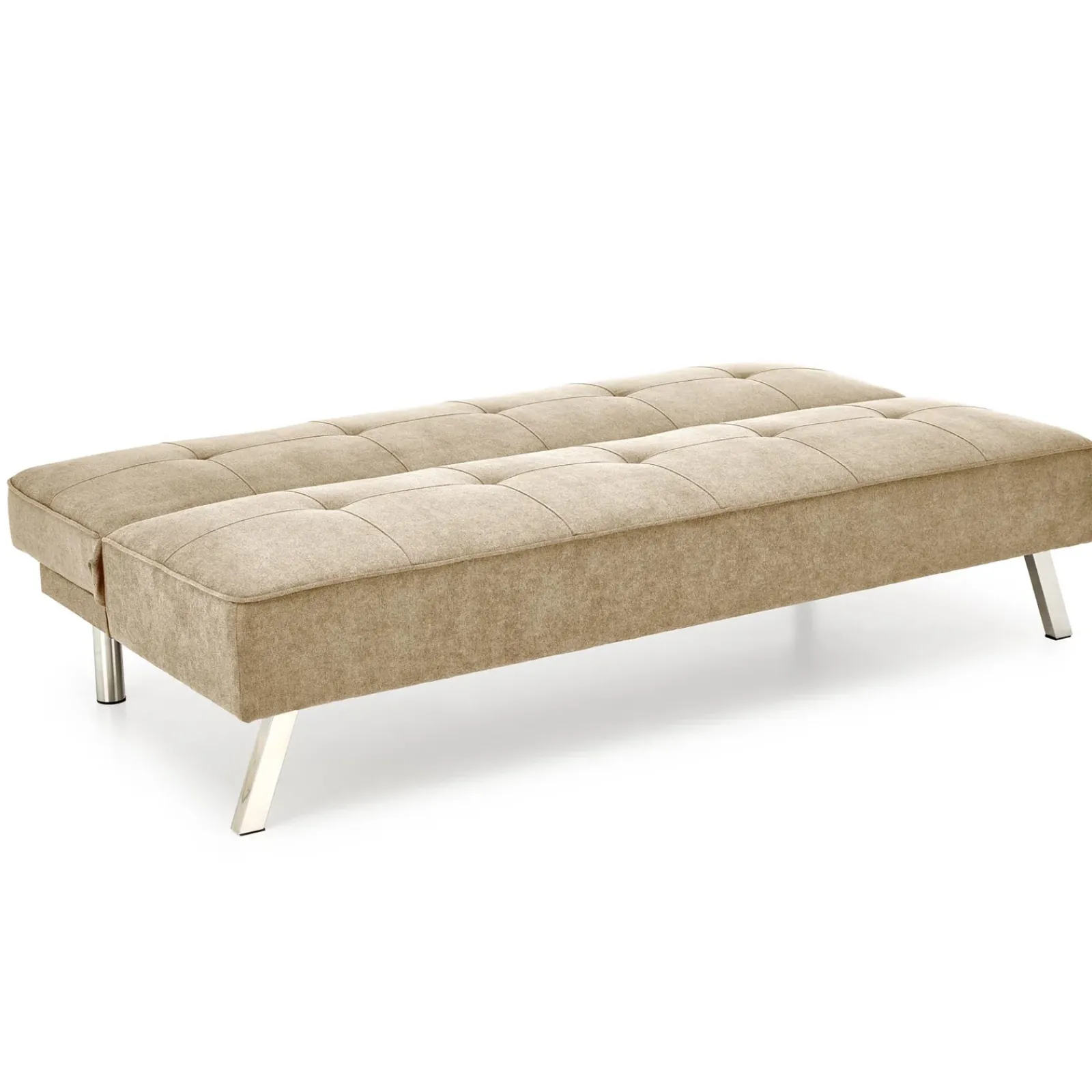 Garnero Arredamenti Divani Letto|Divani Letto-Divano letto pieghevole 173x83cm 3 posti moderno in tessuto Veliero Beige