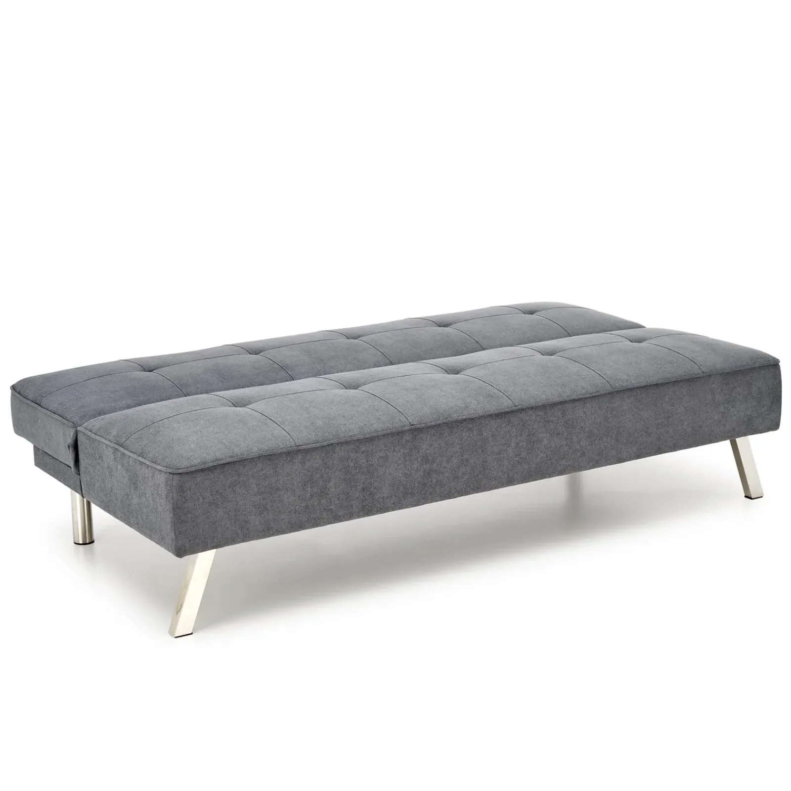 Garnero Arredamenti Divani Letto|Divani Letto-Divano letto pieghevole 173x83cm 3 posti moderno in tessuto Veliero Grigio