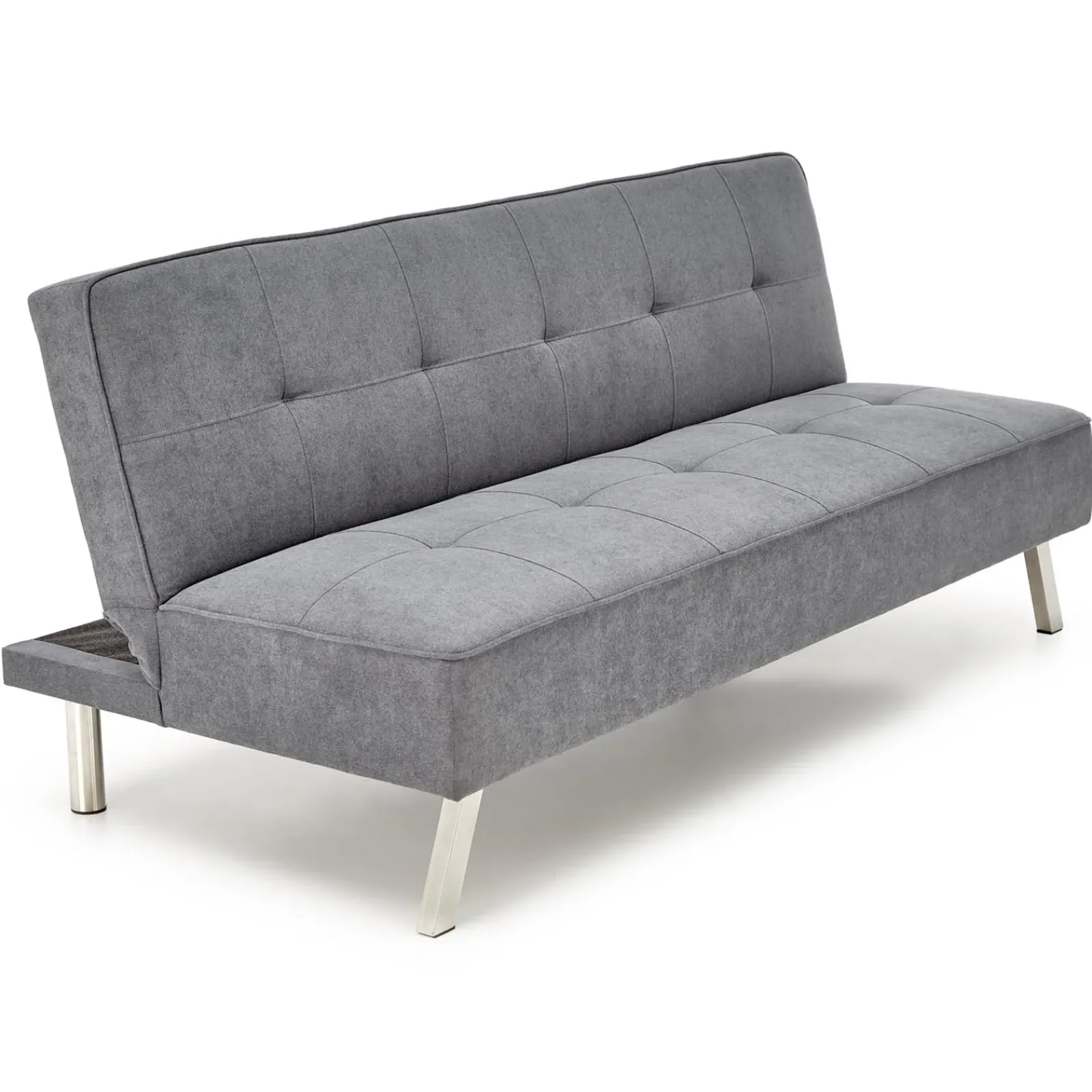 Garnero Arredamenti Divani Letto|Divani Letto-Divano letto pieghevole 173x83cm 3 posti moderno in tessuto Veliero Grigio