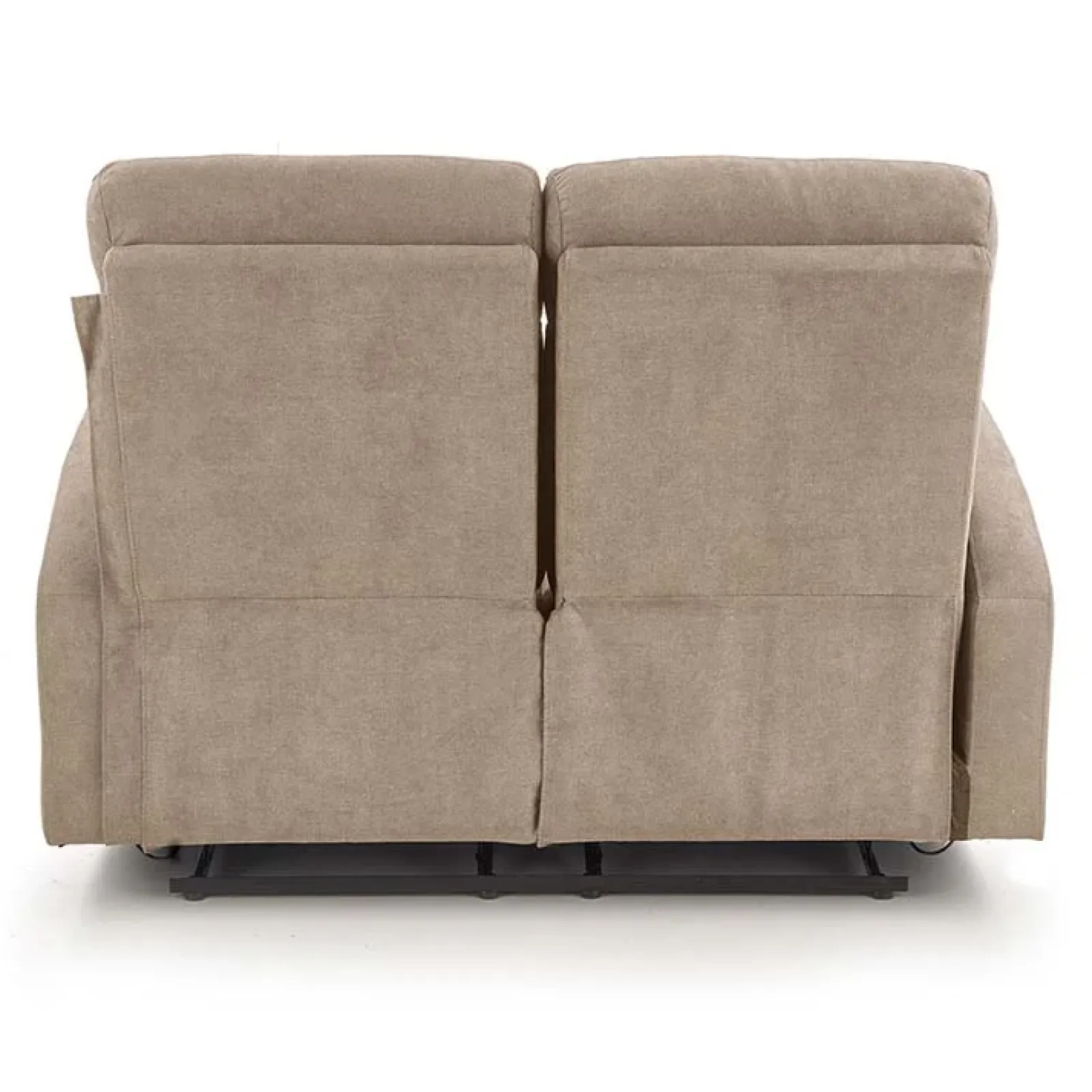 Garnero Arredamenti Divani Lineari-Divano moderno 2 posti reclinabile 128cm tessuto beige Denar 2