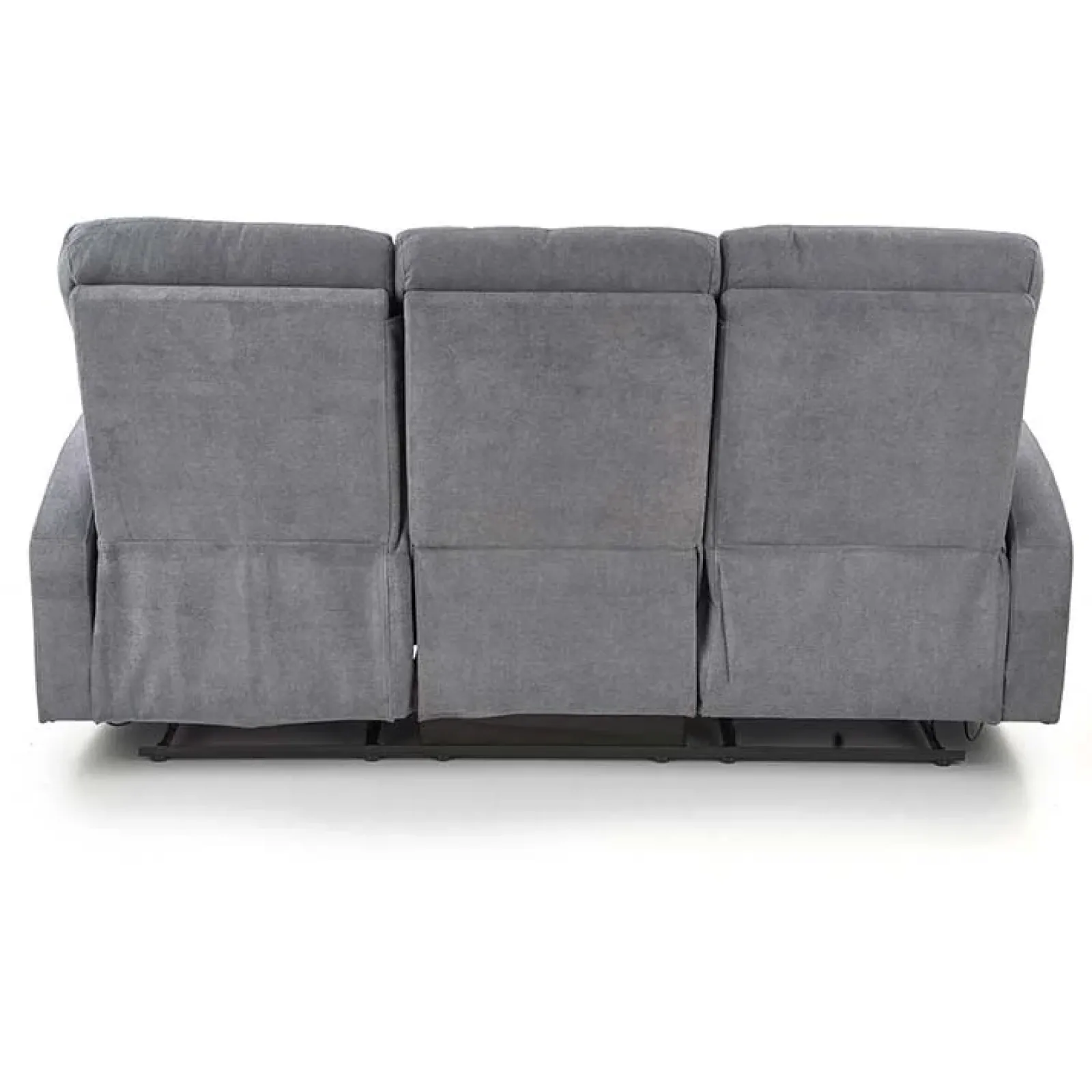 Garnero Arredamenti Divani Lineari-Divano reclinabile 3 posti in tessuto 180cm grigio Denar