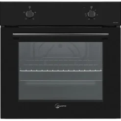 Garnero Arredamenti Elettrodomestici-Forno statico da incasso 60x58cm con ventola di raffreddamento nero Atlantic