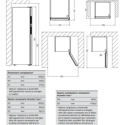 Garnero Arredamenti Elettrodomestici-Frigorifero 230L libera installazione doppia porta grigio Atlantic