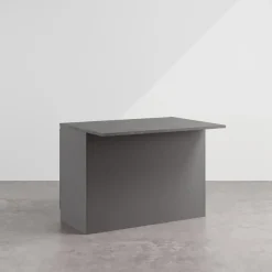 Garnero Arredamenti Scaffali E Dispense|Isole Cucina-Isola cucina centrale 125x90cm antracite piano grigio pietra Gourmet Antracite - Grigio pietra