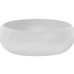 Garnero Arredamenti Lavabi Bagno-Lavabo bagno da appoggio 36x36cm ceramica Roll Bianco