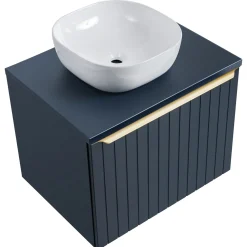 Garnero Arredamenti Lavabi Bagno-Lavabo bagno da appoggio 41x41cm ceramica bianco Bloom