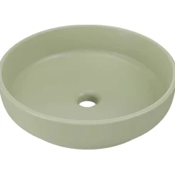 Garnero Arredamenti Lavabi Bagno-Lavabo bagno da appoggio ø40cm ceramica verde Lolli