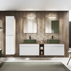 Garnero Arredamenti Lavabi Bagno-Lavabo bagno da appoggio 61x38cm ceramica verde Roundy